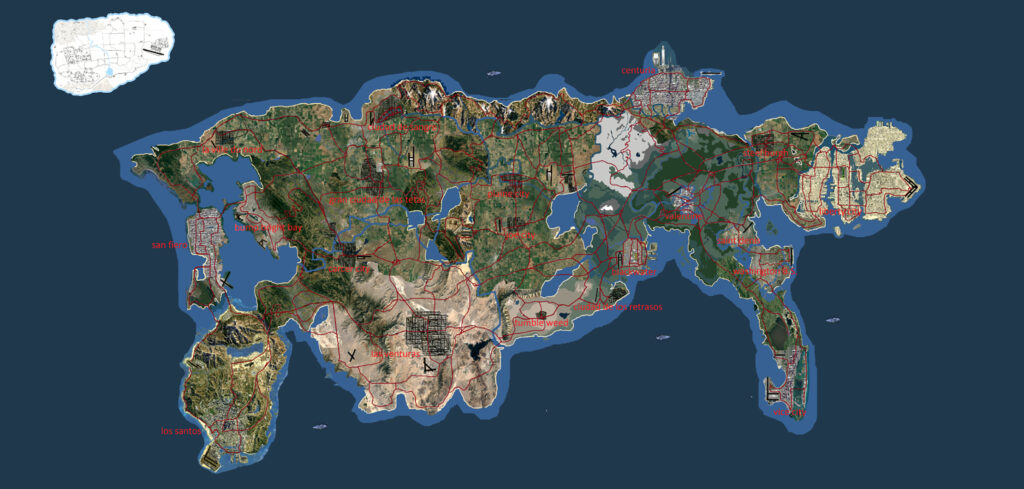GTA VI New Map Size Comparison