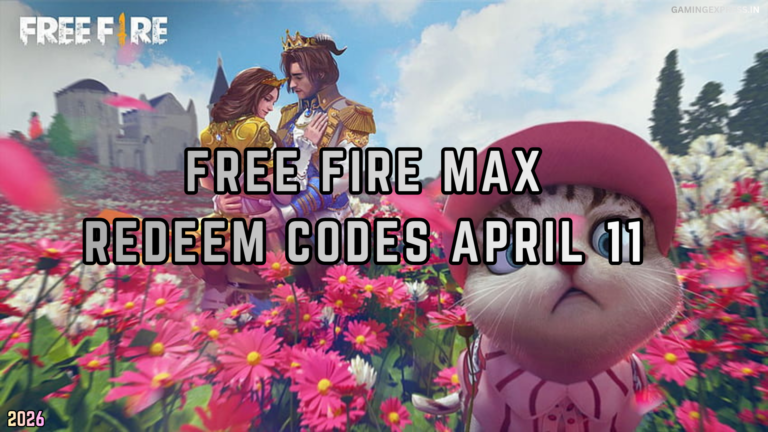 Free Fire MAX Redeem Codes April 11 2026: Latest Codes, Free Rewards & How to Use