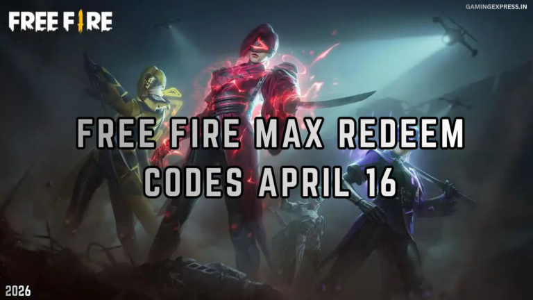 Free Fire MAX Redeem Codes April 16, 2026 – Get Free Diamonds, Skins & Rewards