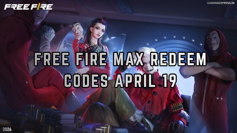 Free Fire MAX Redeem Codes April 19 2026