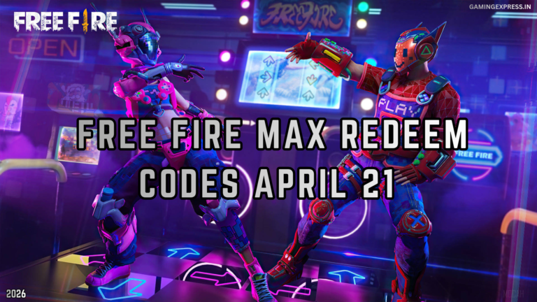 Free Fire MAX Redeem Codes April 21 2026 (Latest Working Codes & Full Guide)