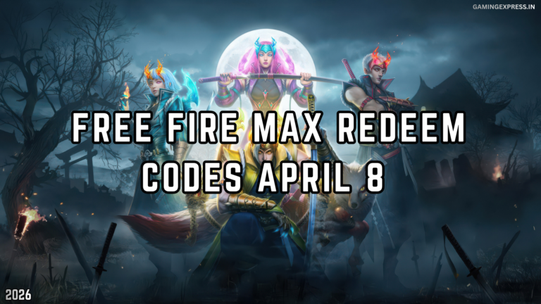 Free Fire MAX Redeem Codes April 8 2026