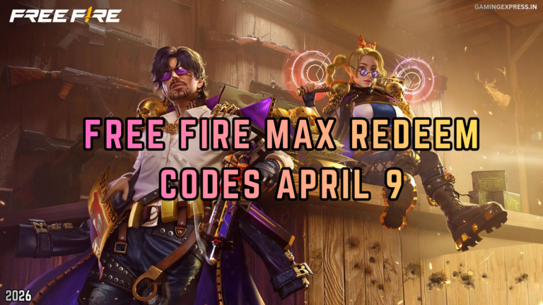 Free Fire MAX Redeem Codes April 9 2026: Claim Free Rewards Today
