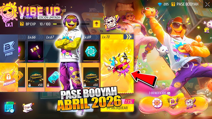 Free Fire 
Booyah Pass April 