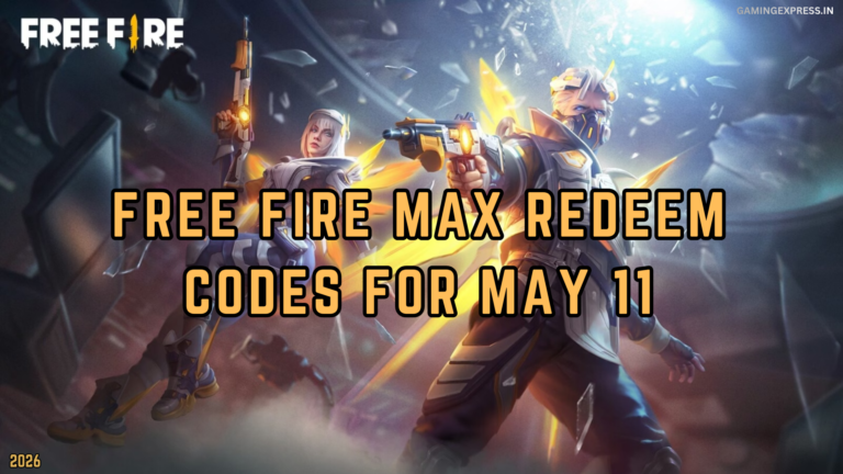 Free Fire MAX Redeem Codes for May 11, 2026: Claim Free Diamonds and Rewards