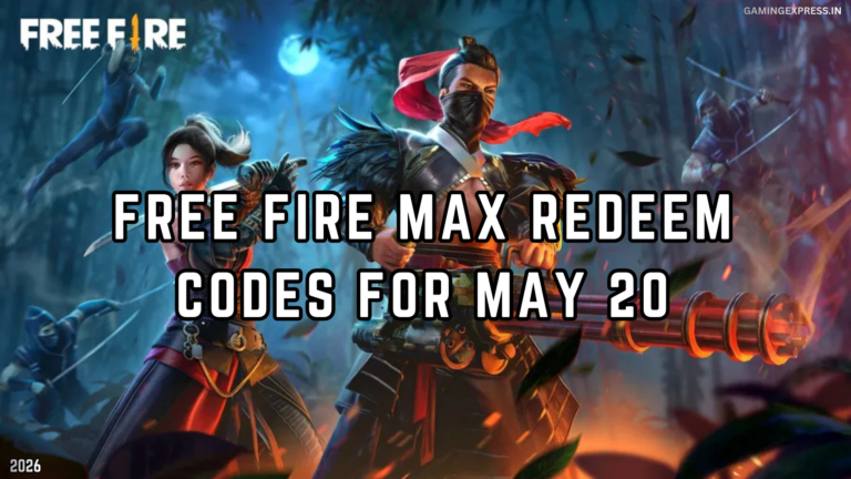 Free Fire MAX Redeem Codes for May 20, 2026: Claim Free Diamonds, Skins and Loot Crates