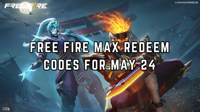 Free Fire MAX Redeem Codes for May 24, 2026: Claim Free Diamonds, Skins and Loot Crates