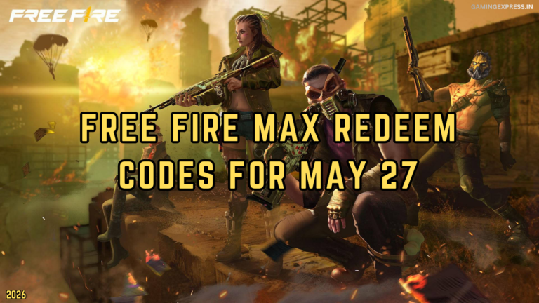 Free Fire MAX Redeem Codes for May 27, 2026: Claim Free Diamonds, Skins and Loot Crates