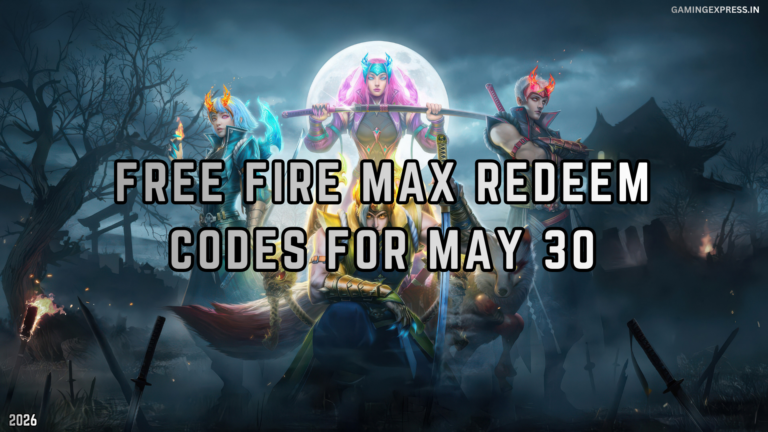 Free Fire MAX Redeem Codes for May 30, 2026