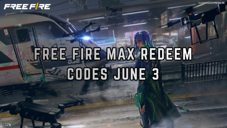 Free Fire MAX Redeem Codes June 3, 2026