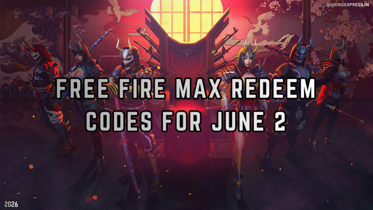 Free Fire MAX Redeem Codes for June 2, 2026