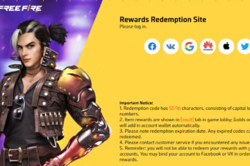 free fire redeem codes today