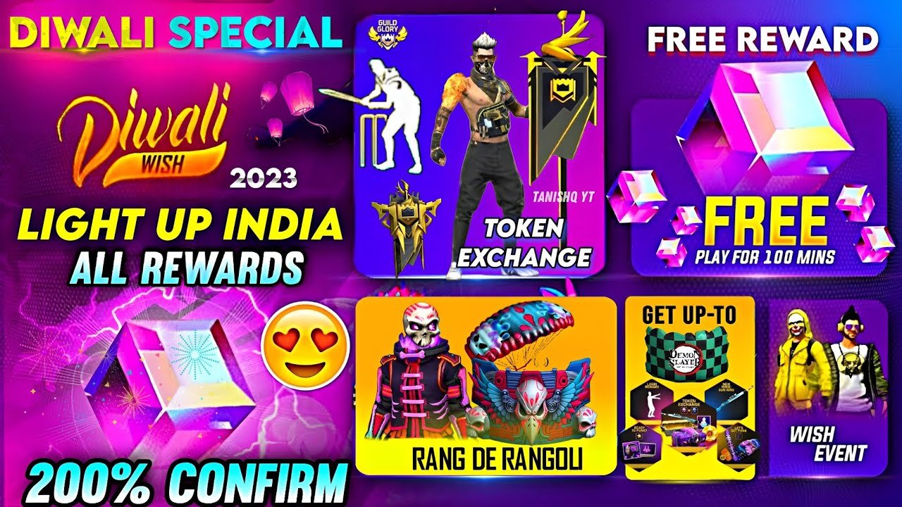 Free Fire Diwali Royale 2 Event Prizes, Spin, and more