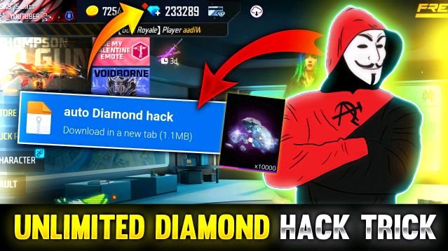 how to hack free fire diamonds