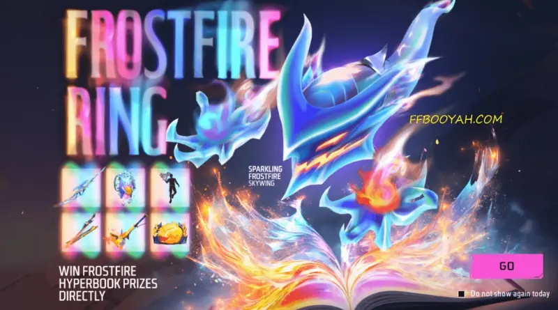 Free Fire Frostfire Ring event: Sparkling Frostfire Skywing