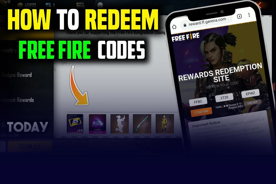 free fire redemption code